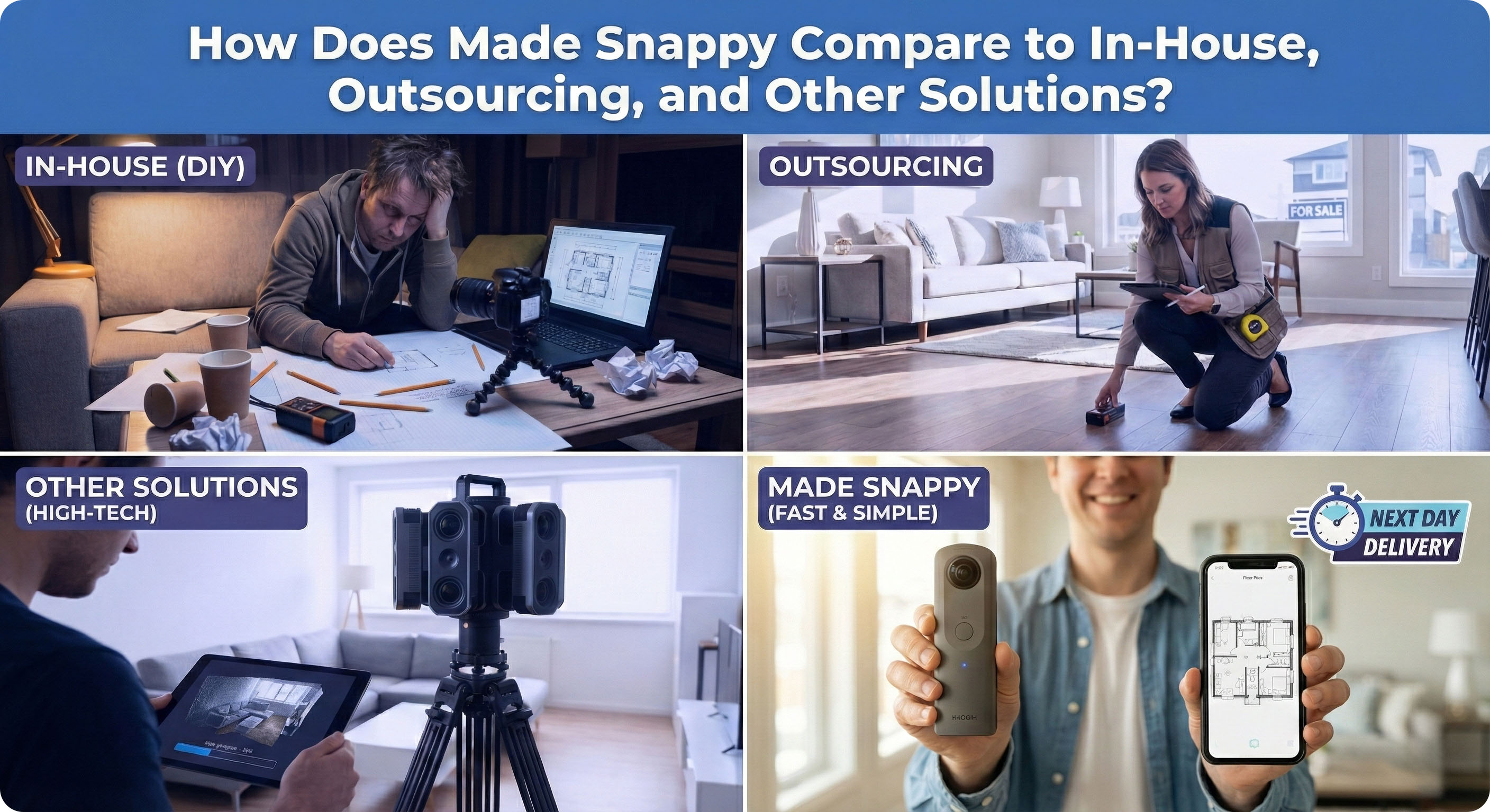 How Does Made Snappy Compare to In-House, Outsourcing, and Other Solutions?