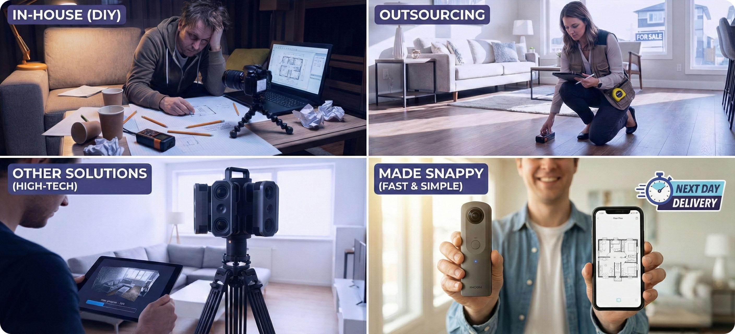 made snappy 360 floor plan process