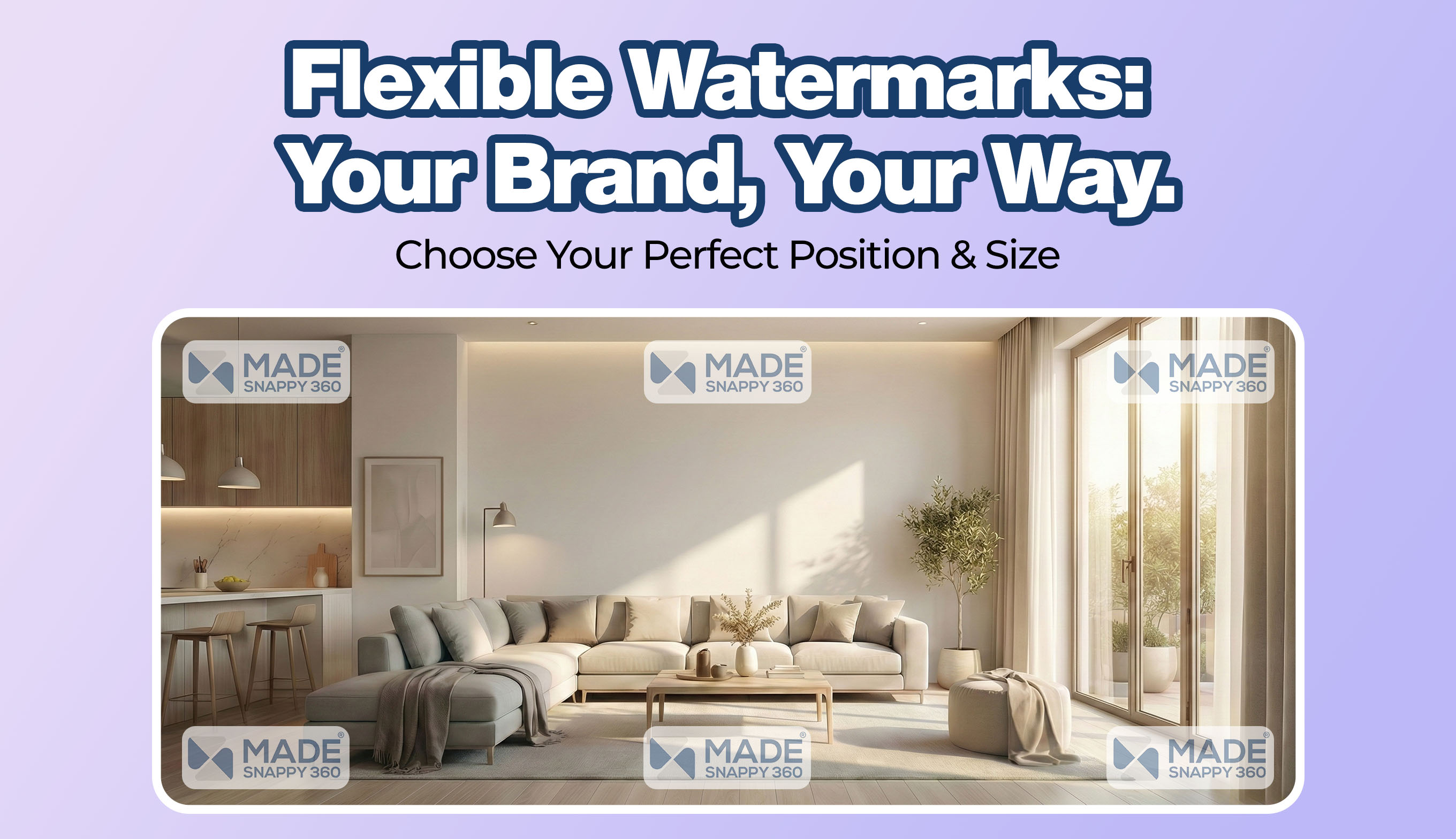Introducing Flexible Watermarks: Your Brand, Your Way