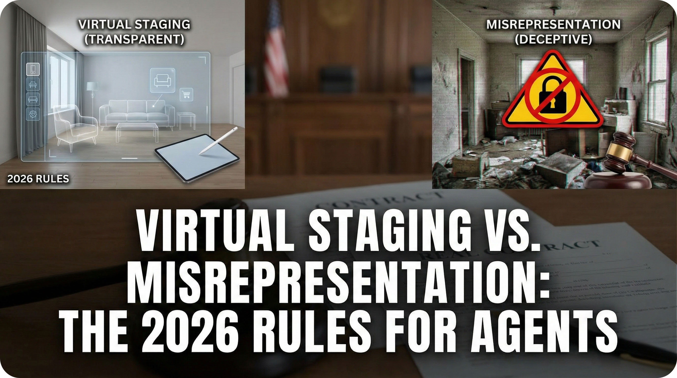 Virtual Staging vs. Misrepresentation: The 2026 Rules for Agents