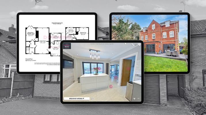 Branded estate agent virtual tour and floor plan created using Made Snappy 360 in the UK